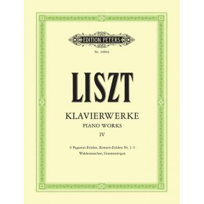 Piano Works Volume 4 : Etüden Teil II - Liszt