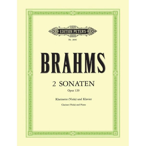 2 Sonatas For Clarinet or Viola