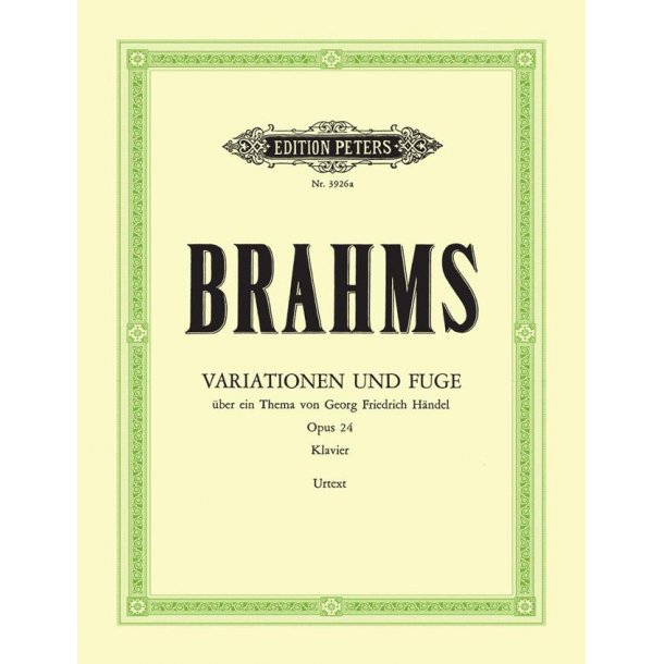 Variationen Und Fuge Op.24