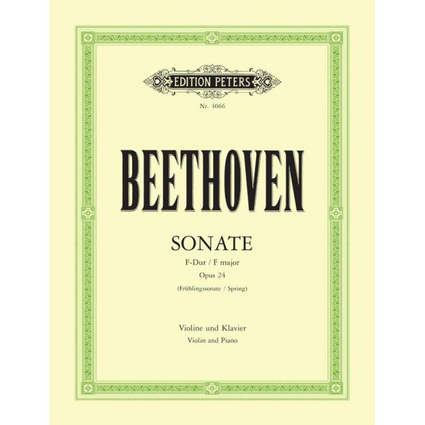 Sonata In F Op.24 'Spring'