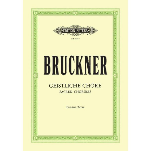 10 Sacred Choruses : 4-8voices (a cappella or with Org and/or Tbns)