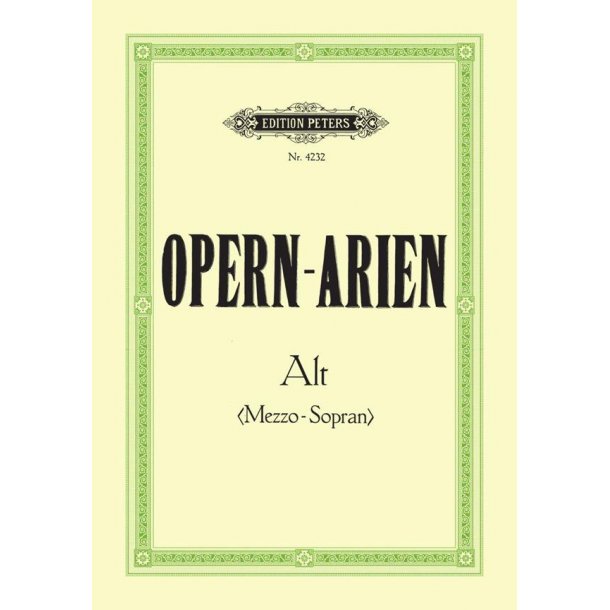 Opern Arien Alt (Mezzo)