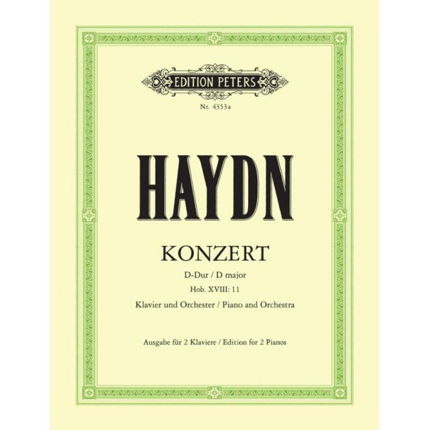 Piano Concerto No.1 In D Hob.XVIII