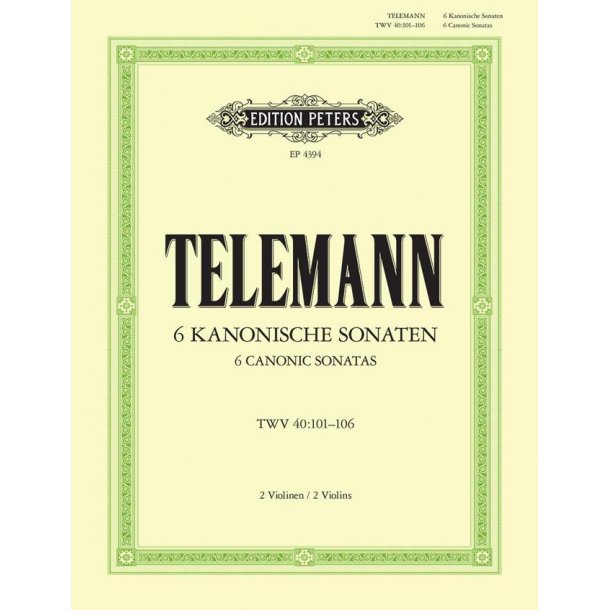 6 Sonatas In Canon Form