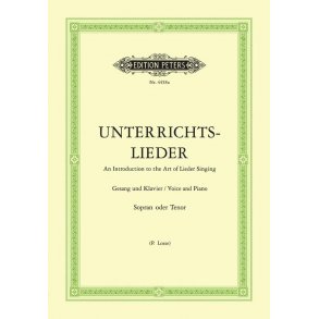 Unterrichtslieder - Ausgabe für hohe Stimme : Eine Sammlung von 60 beliebten Liedern mit Klavierbegleitung