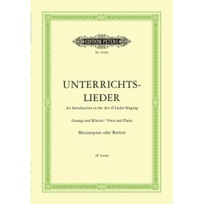 Unterrichtslieder - Ausgabe für mittlere Stimme : Eine Sammlung von 60 beliebten Liedern mit Klavierbegleitung