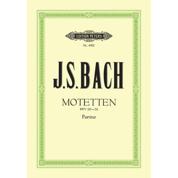 6 Motets BWV 225-230 Chorale 'Sei Lob und Preis'