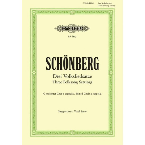 3 Volkslieds&auml;tze