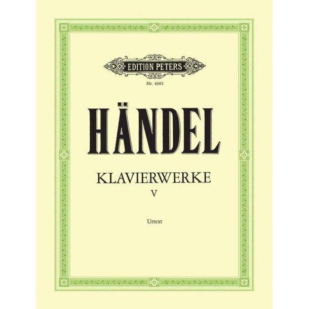 Klavierwerke - Band 5 : Klavierbuch Aus Der Ju - Handel