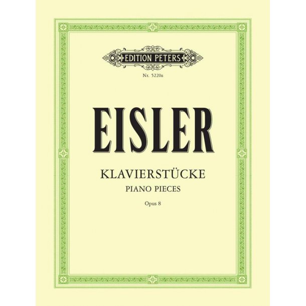 Piano Pieces, Op.8