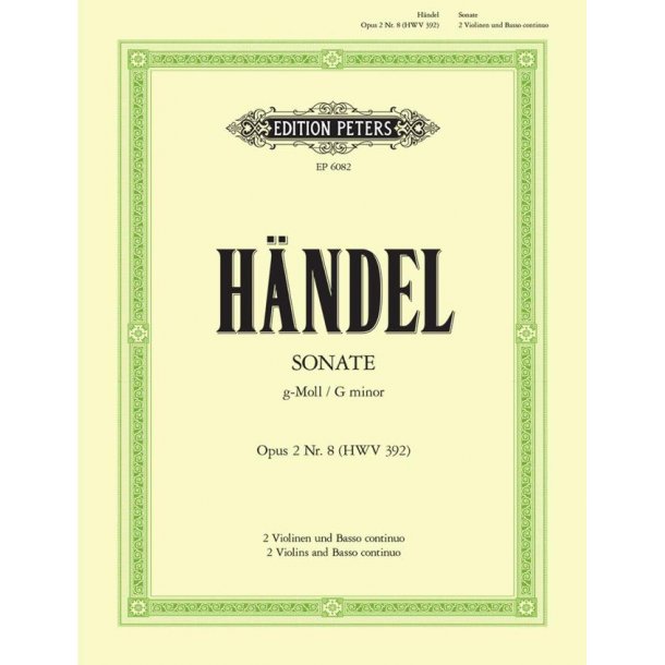 Trio Sonata in G minor Op.2 No.8
