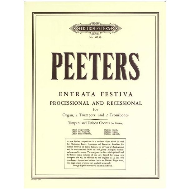 Entrata Festiva Op.93