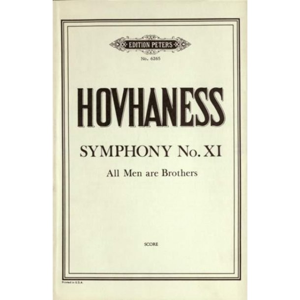 Symphony No. 11 Op. 186 (All Men Are Brothers)