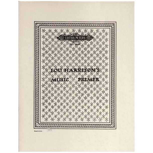 Lou Harrisons Music Primer
