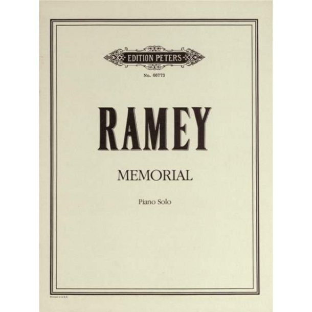 Memorial (In Memoriam Alexander Tcherepnin)