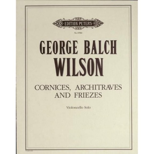 Cornices, Architraves and Friezes