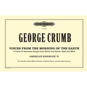 Voices from the Morning of the Earth : American Songbook VI