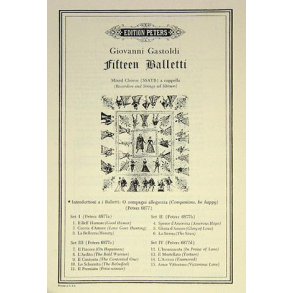 15 Balletti/Italian Madrigals: Introduction