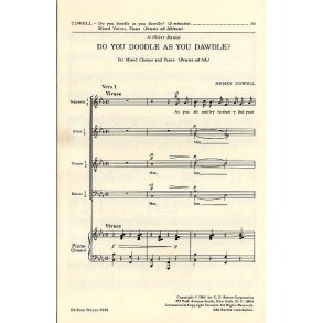 Do You Doodle as You Dawdle?