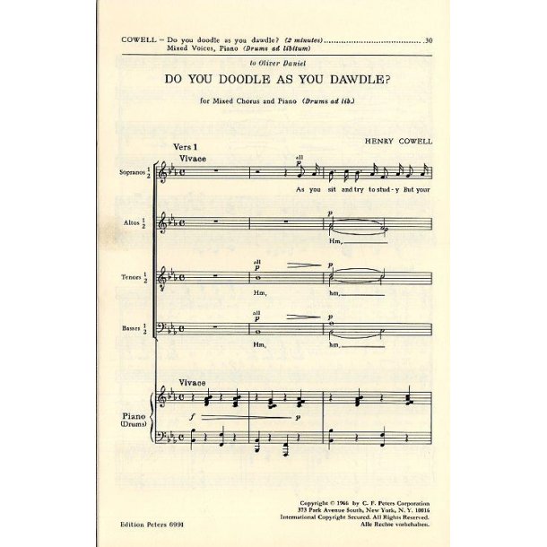 Do You Doodle as You Dawdle?