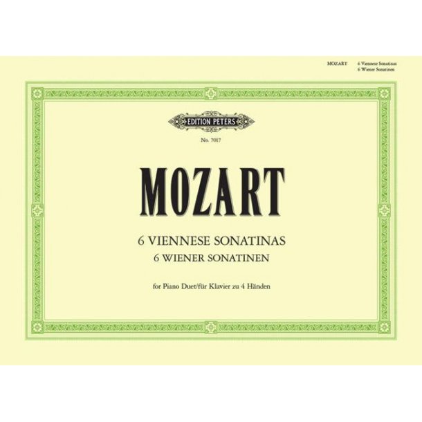 Viennese Sonatinas - Piano 4 Hands : Bearbeitung von fremder Hand nach: Divertimenti B-Dur KV Anh. 229 [439b]