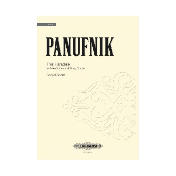 This Paradise : Chorpartitur - Alt (2), Tenor (2), Bass (2)