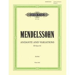 Andante and Variations in E flat Op.82