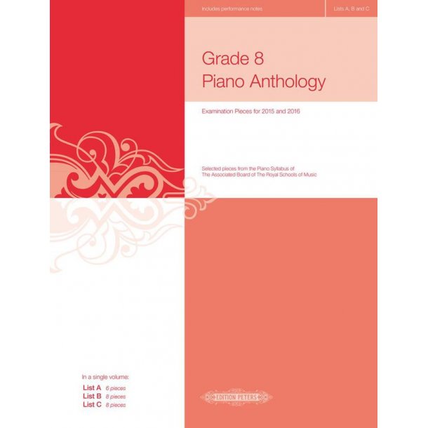 Grade 8 Piano Anthology 2015/2016