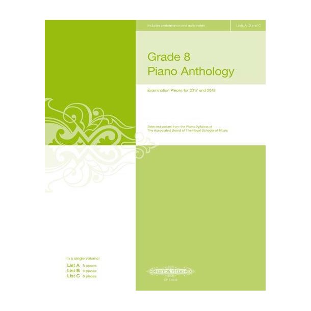 Grade 8 Piano Anthology 2017/2018