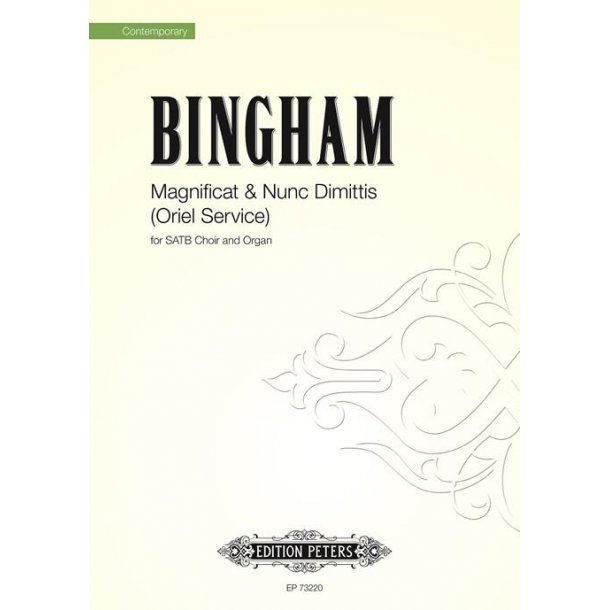 Magnificat and Nunc Dimittis : Oriel service