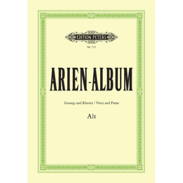 Aria Album for Contralto
