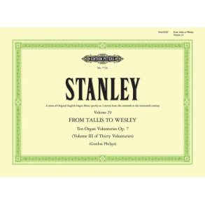 Tallis To Wesley 29 Voluntaries Opus 7