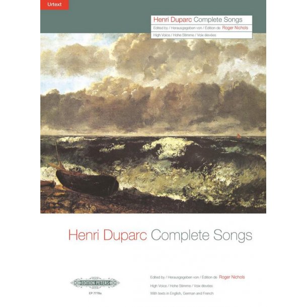 Henri Duparc: Complete Songs (High Voice) : S&auml;mtliche Lieder (hohe Stimme und Klavier)