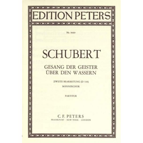 Gesang der Geister &uuml;ber den Wassern