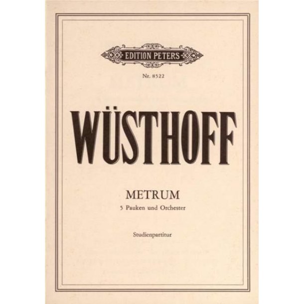 Metrum for Five Timpani and Orchestra