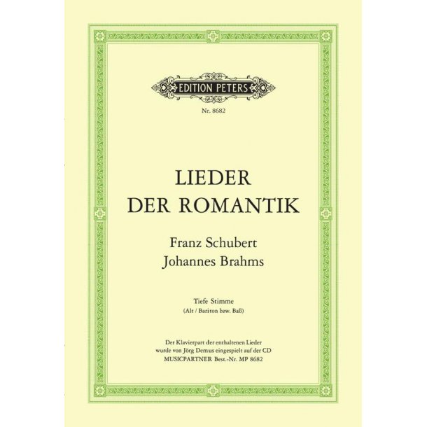 Lieder Der Romantik : Tiefe Stimme, Klavier