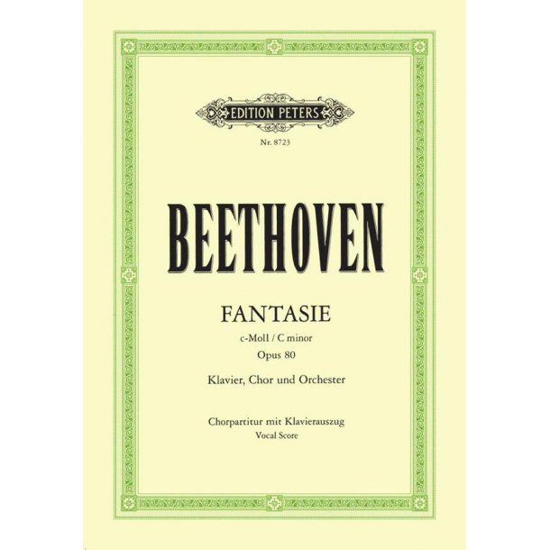 Fantasia in C minor Op. 80 : Koorfantasie in c-klein