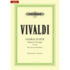 Gloria In D RV 589 - Vocal Score