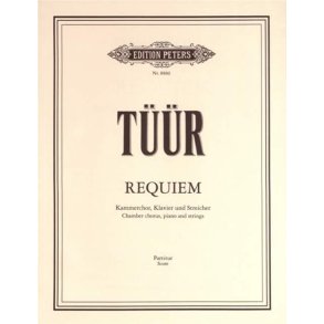Requiem : for soprano and tenor soloists, mixed chorus, strings, piano and triangle.