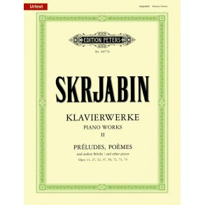 Piano Works Volume 2 : Preludes, Poemes und Andere Stücke - Skrjabin