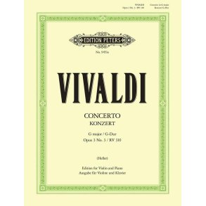 Violin Concerto No.3 In G RV310