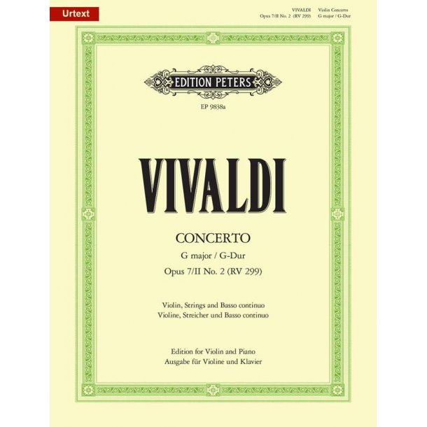 Concerto in G Op.7 Book 2 No.2, RV 299
