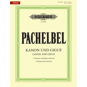 Canon And Gigue - Score And Parts
