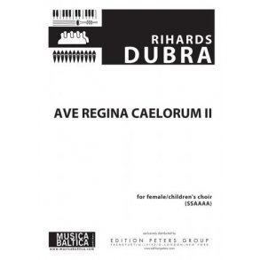 Ave regina caelorum II : for female/children's choir