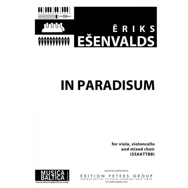 In Paradisium (choral score)