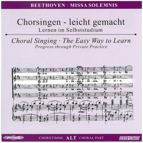 Missa Solemnis D-dur Op. 123 : Alto