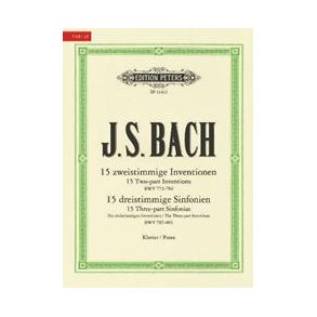 Bach Sticky Notes : 15 Two-part Inventions, BWV 772–786, 15 Three-part Sinfonias, BWV 787–801