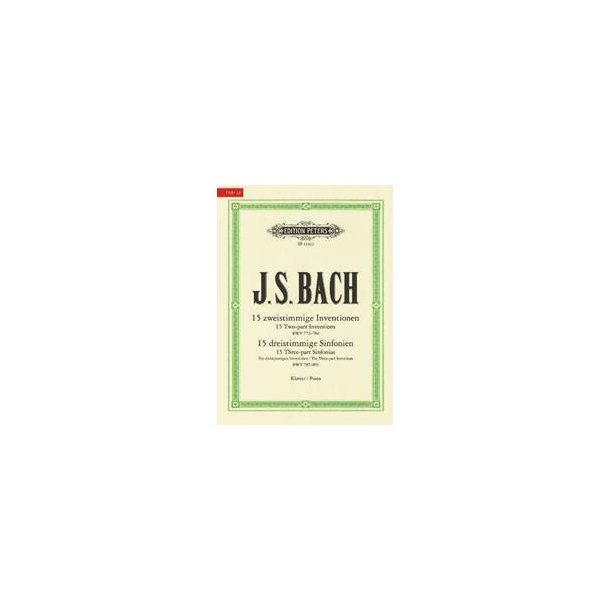 Bach Sticky Notes : 15 Two-part Inventions, BWV 772&ndash;786, 15 Three-part Sinfonias, BWV 787&ndash;801