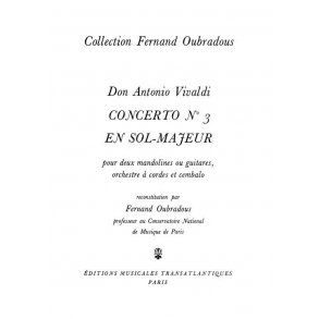 Antonio Vivaldi: Concerto N3, En Sol Majeur