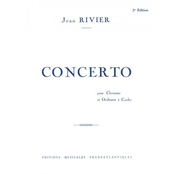 Jean Rivier: Concerto